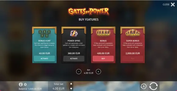 Gates of Power Bonus Features